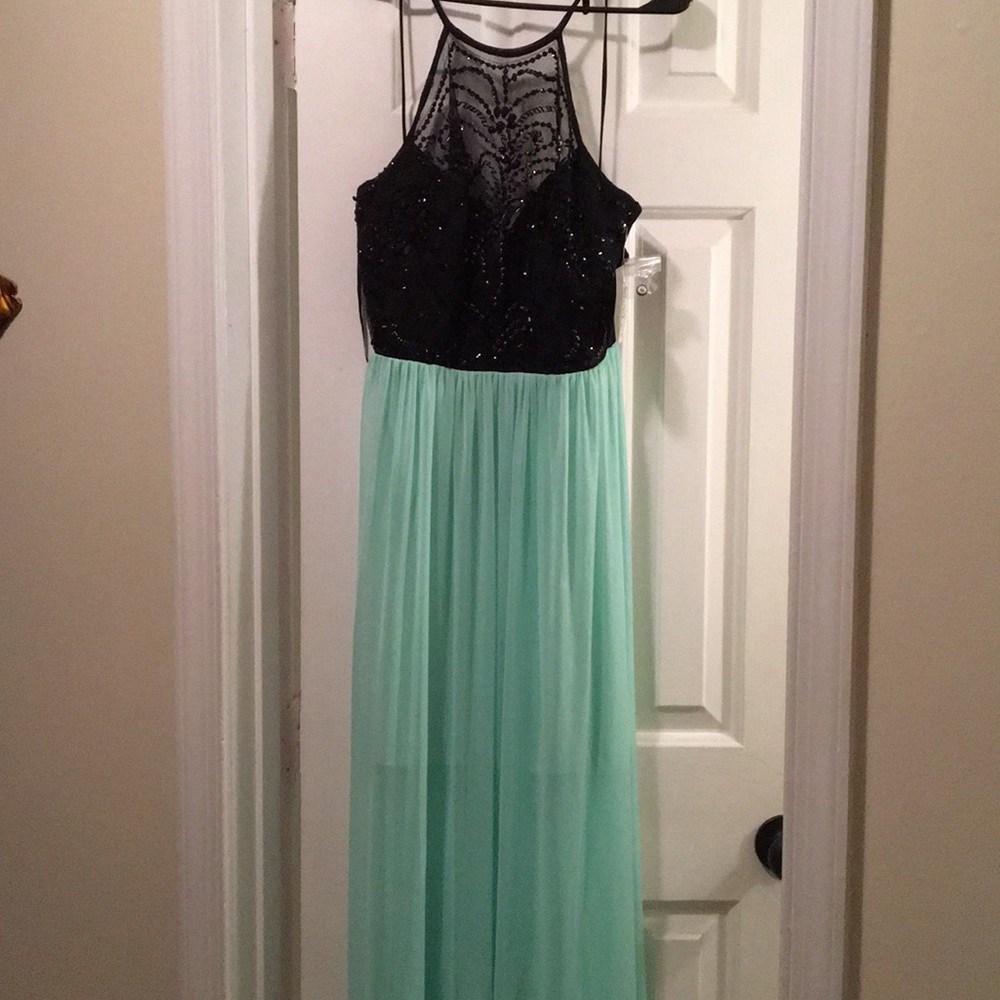 Windsor maxi dress with jeweled top